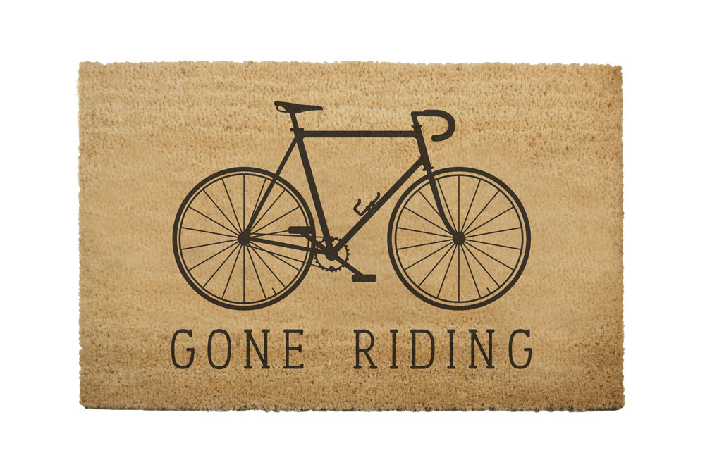 Gone Riding Racing Bicycle Doormat | CycleMiles