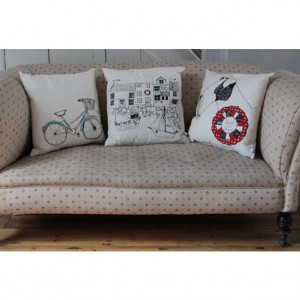 Poppy Treffry Bicycle Cushion