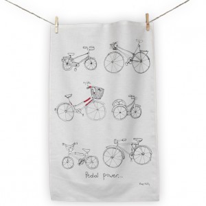 Poppy Treffry Bicycle Tea Towel