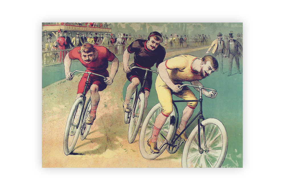 Cycles ‘Clement’ 1891 Bicycle Greeting Card