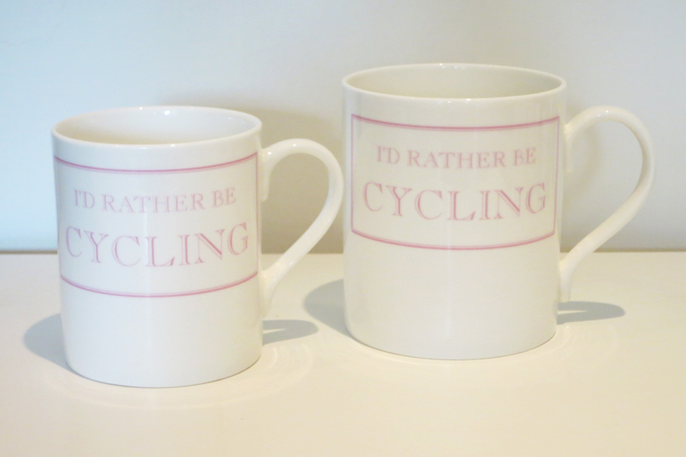 I’d Rather Be Cycling Mug – Pink