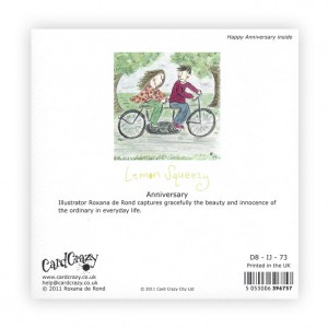 Happy Anniversary Bicycle Greeting Card
