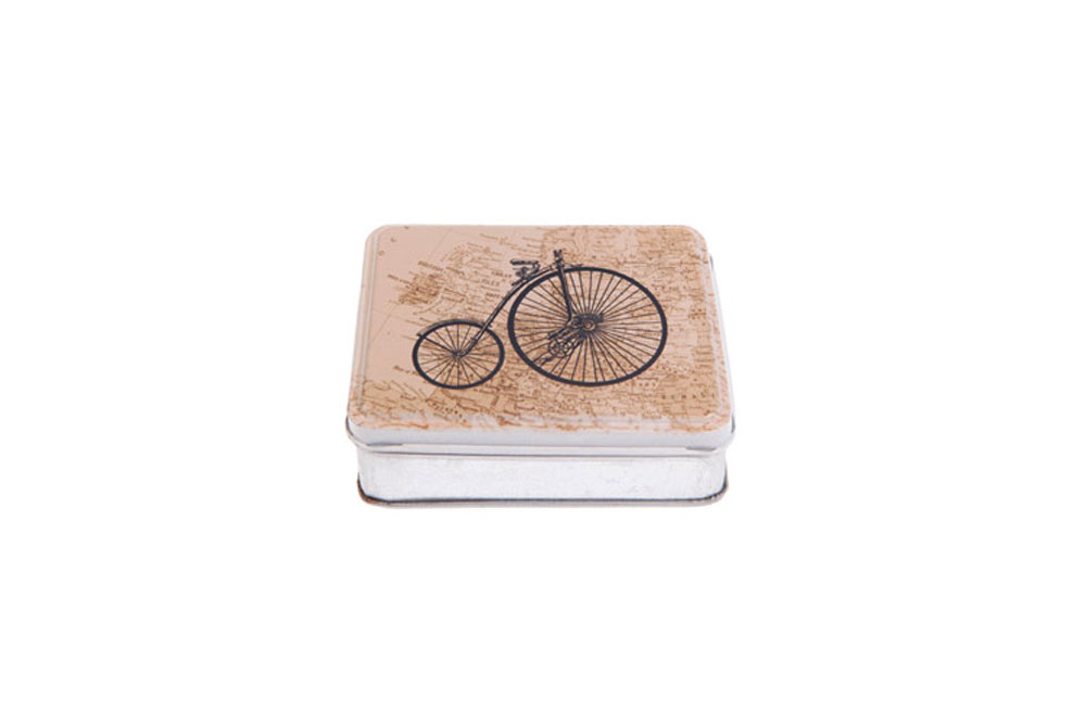 Penny Farthing Atlas Tin