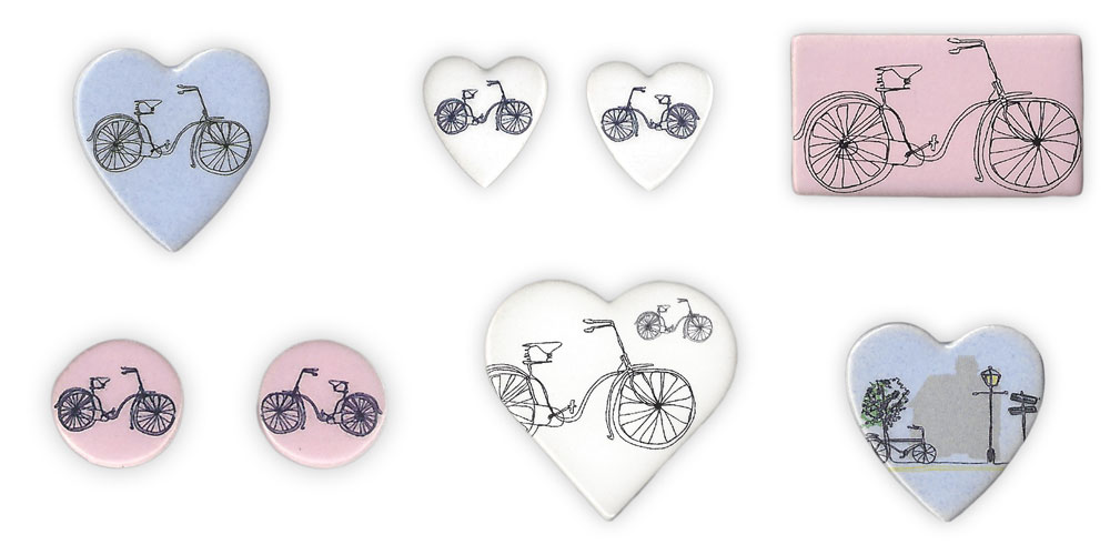 Now Stocking Bicycle Jewellery by Stockwell Ceramics