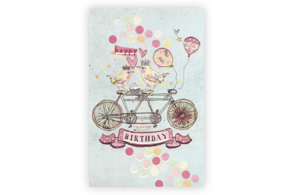 Happy Birthday Tandem Birthday Card