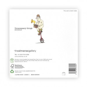 Unnecessary Things Bicycle Greeting Card