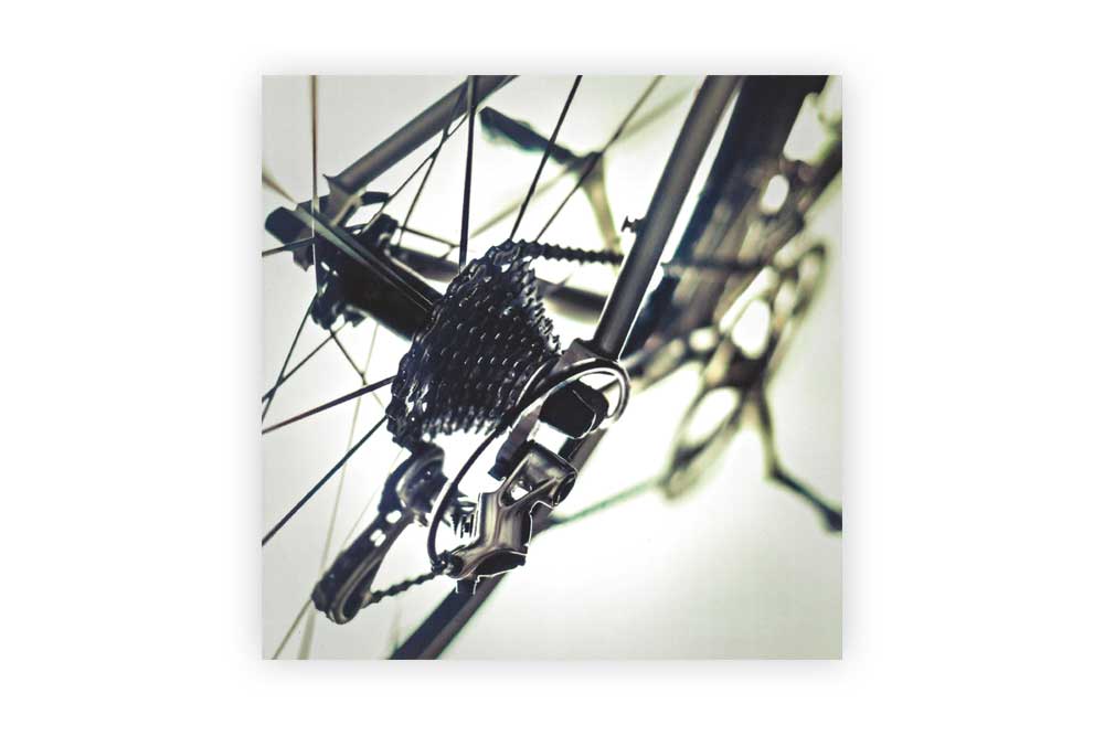 Titanium Bicycle Greeting Card