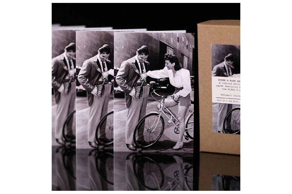 Hollywood Rides a Bike – Clark Gable and Joan Crawford Bicycle Greeting Cards