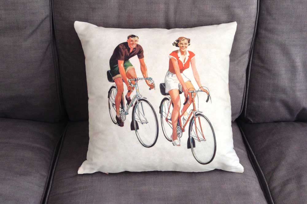 CycleMiles Vintage Bicycle Cushion