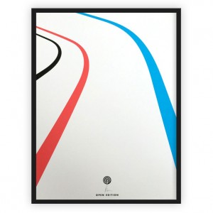 Velo Bicycle Print by Anthony Oram