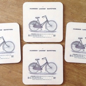 CycleMiles Humber Ladies’ Safeties Bicycle Drinks Coaster