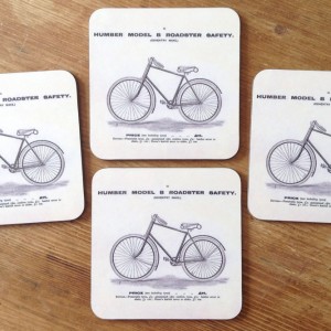 CycleMiles Humber Model B Roadster Bicycle Drinks Coaster