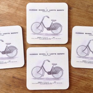 CycleMiles Humber Model C Lady’s Bicycle Drinks Coaster