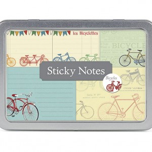 Vintage Bicycle Sticky Note Set