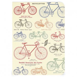 Vintage Bicycle Lined Paper Notebook