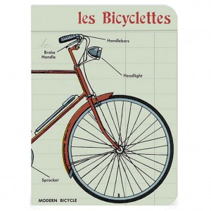 Vintage Bicycle Graph Paper Notebook