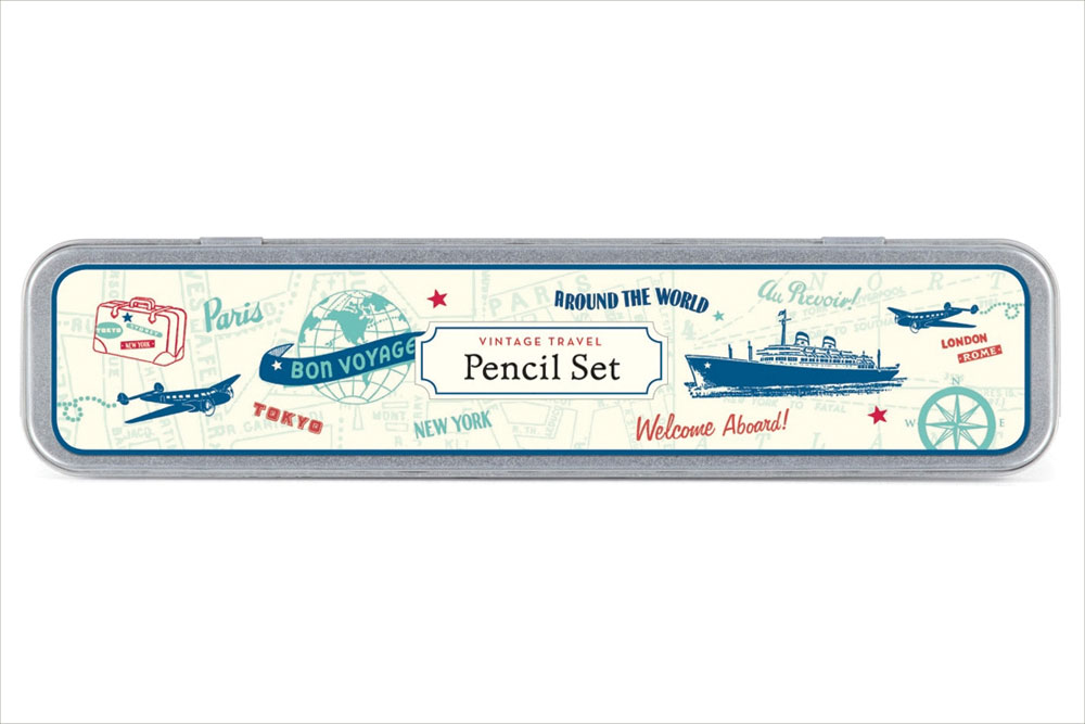 Vintage Travel Pencil Set