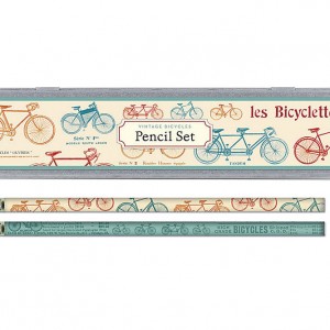 Vintage Bicycles Pencil Set