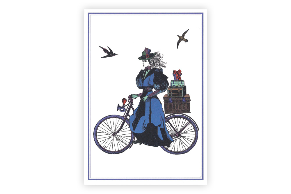 Gift Cyclist Bicycle Greeting Card