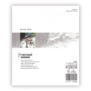 Happy 40th Birthday Bicycle Greeting Card