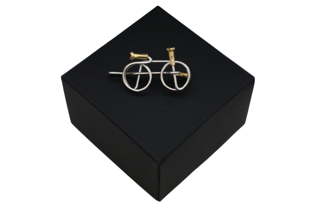 Respoke Bicycle Jewellery Bicycle Tie Clip