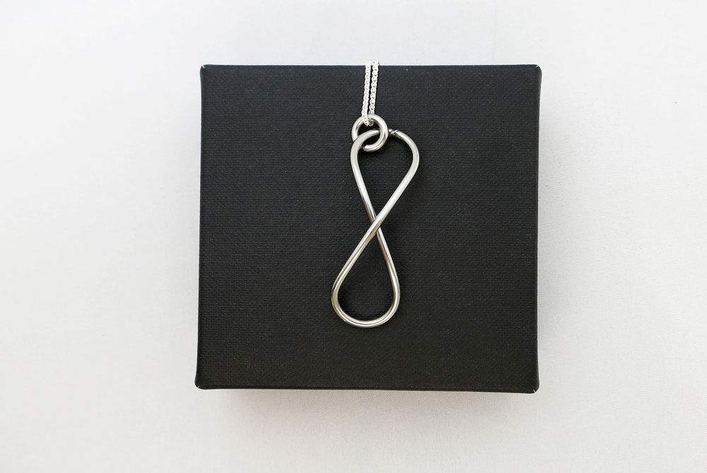 Respoke Bicycle Jewellery Infinity Necklace