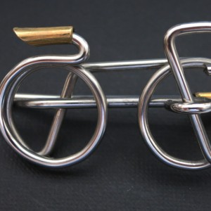 Respoke Bicycle Jewellery Racing Bicycle Tie Clip