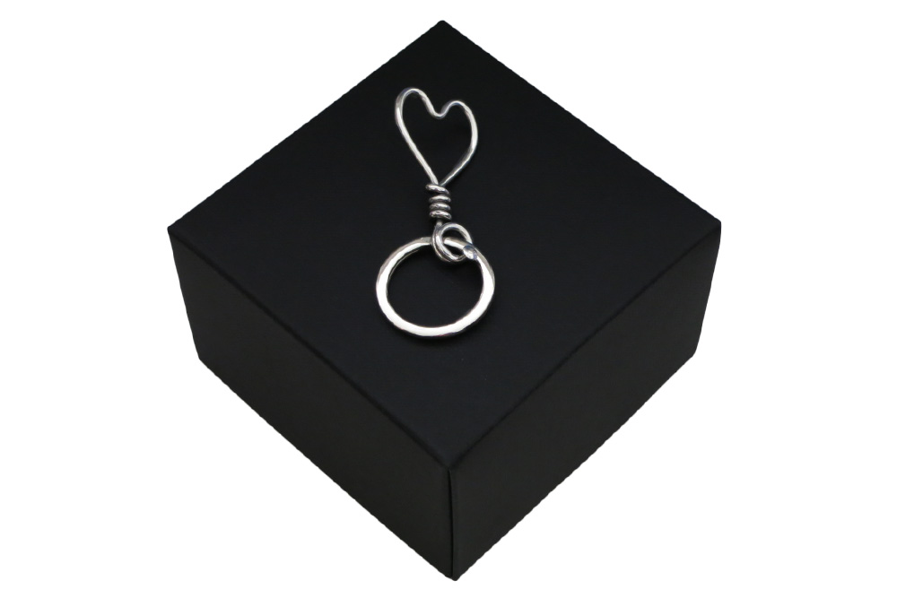 Respoke Bicycle Jewellery Heart Keyring