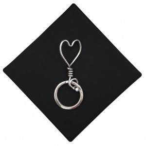 Respoke Bicycle Jewellery Heart Keyring