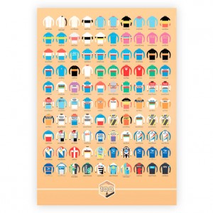Tour de France 100 Litho Print by Beach