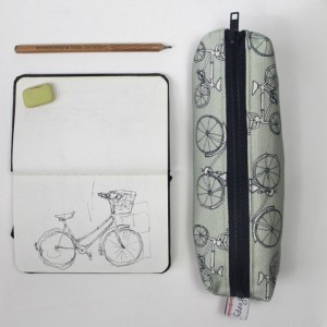 Poppy Treffry Bicycle Pencil Case