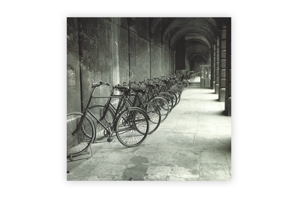 Queen’s College in Oxford Bicycle Greeting Card