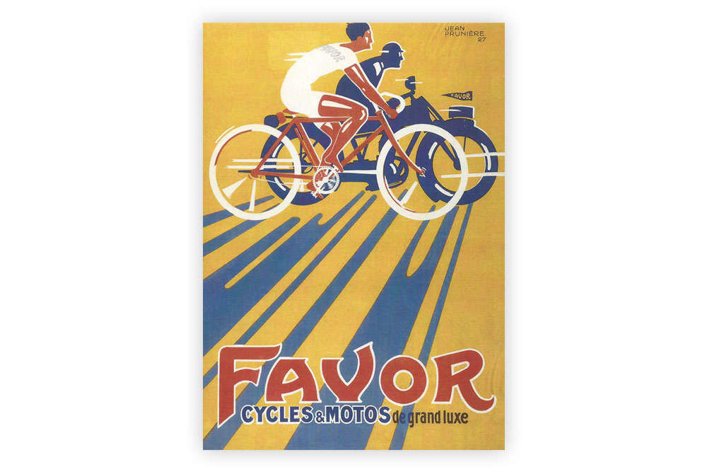 Favor Cycles Bicycle Greeting Card