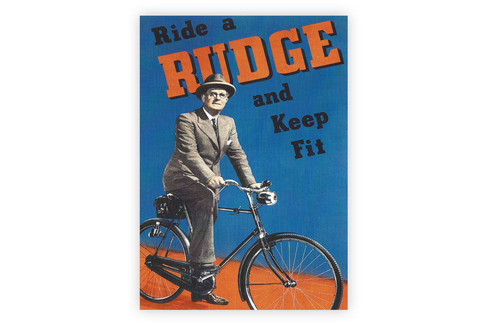 Ride a Rudge Bicycle Greeting Card