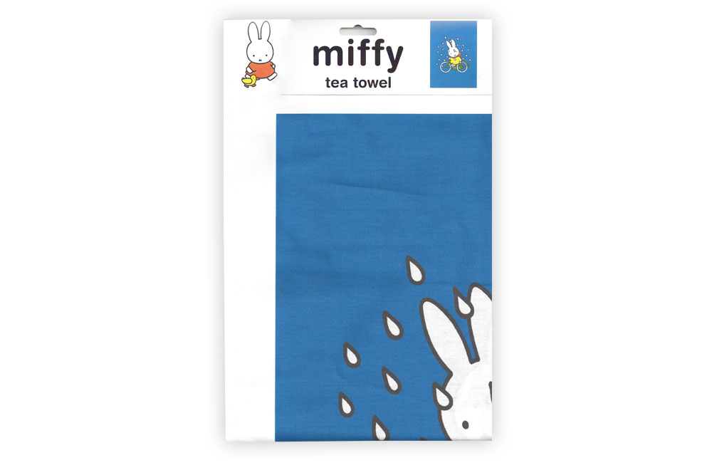 Miffy on a Bicycle Tea Towel