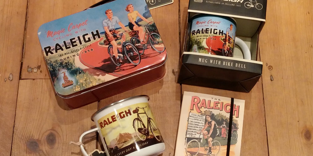 Vintage Raleigh Gifts for Cyclists by Paladone