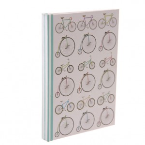 Retro Rides A5 Hardback Bicycle Notebook