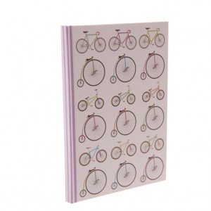 Retro Rides A6 Hardback Bicycle Notebook