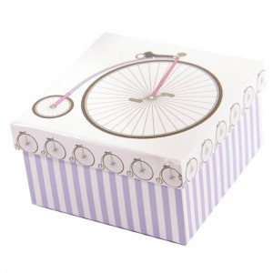 Set of 3 Square Bicycle Gift Boxes