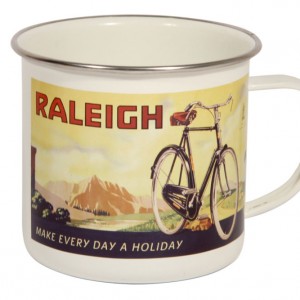Raleigh Enamel Bicycle Mug