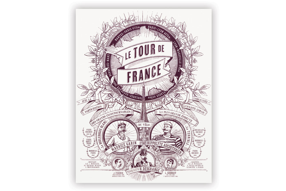 Tour de France Screen Print by Otto von Beach