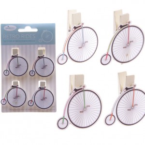 Penny Farthing Bicycle Pegs – Pack of 4