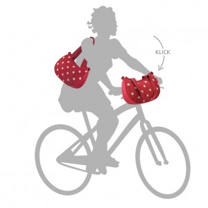 Rixen Kaul Reisenthel Style Bag in Red Polka Dot
