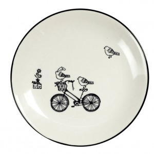 Birds on a Bicycle Plate