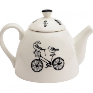 Birds on a Bicycle Teapot
