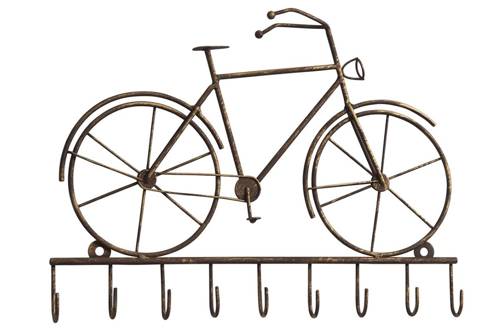 Vintage Bicycle Key Rack