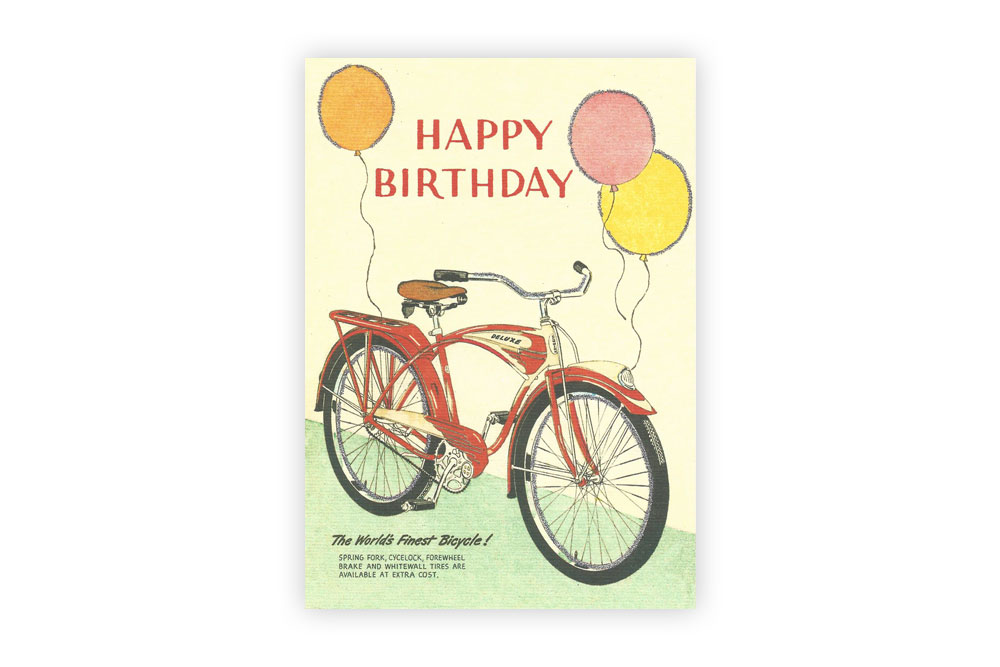 World’s Finest Bicycle Birthday Card