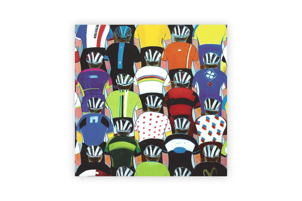 In it to win it Bicycle Greeting Card