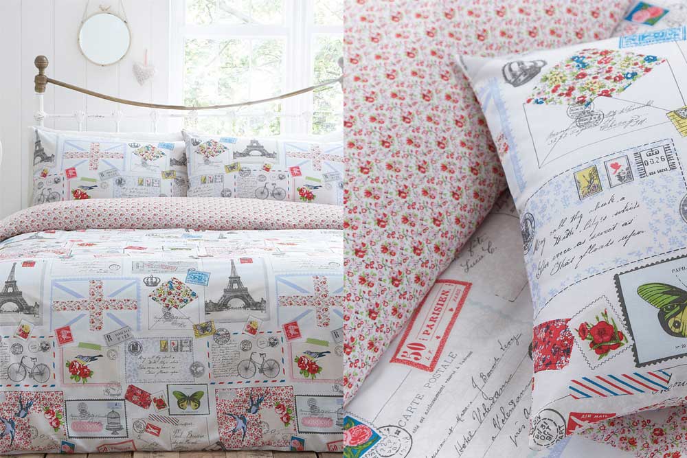 Paris King Size Bicycle Duvet Set Cyclemiles