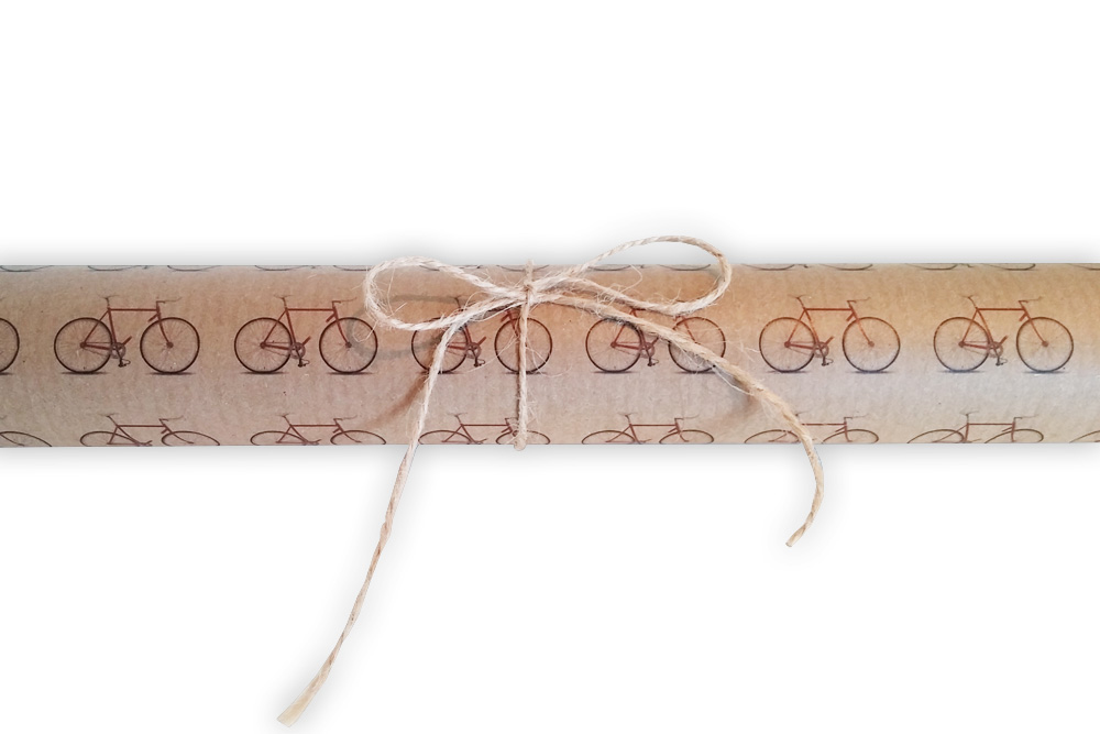 Red Fixie Wrapping Paper